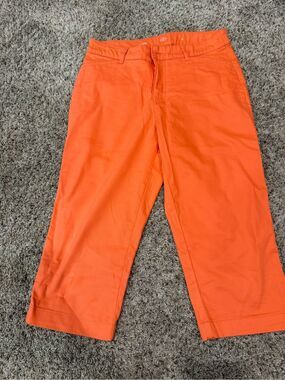 St. John's Bay Orange Women's Capri Pants